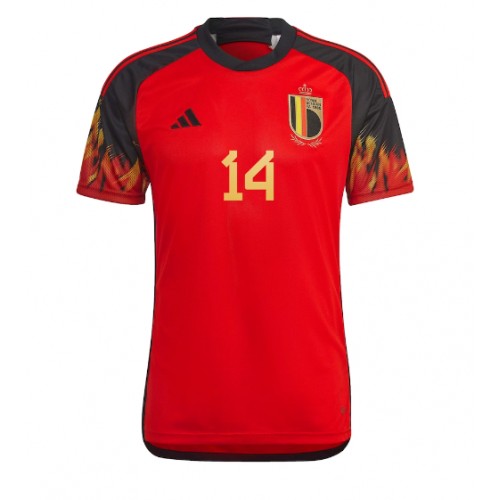 Belgien Dries Mertens #14 Replika Hjemmebanetrøje VM 2022 Kortærmet
